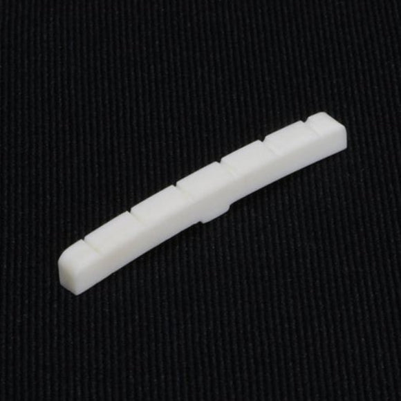Hosco Shaped & Slotted Bone Nut for Fender Electric Guitar (Bleached) - 7.25" Radius by JOBOIS