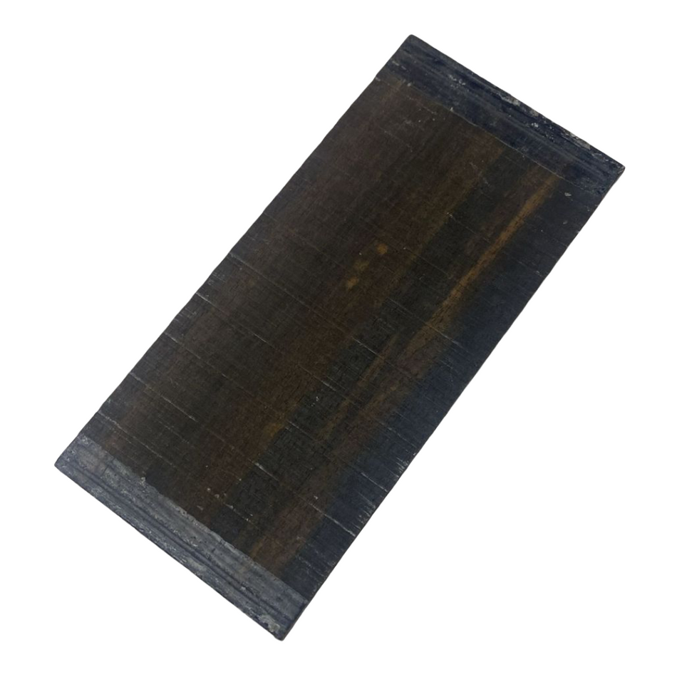 B Ebony Guitar Headplate 200/220x105x3.5 mm