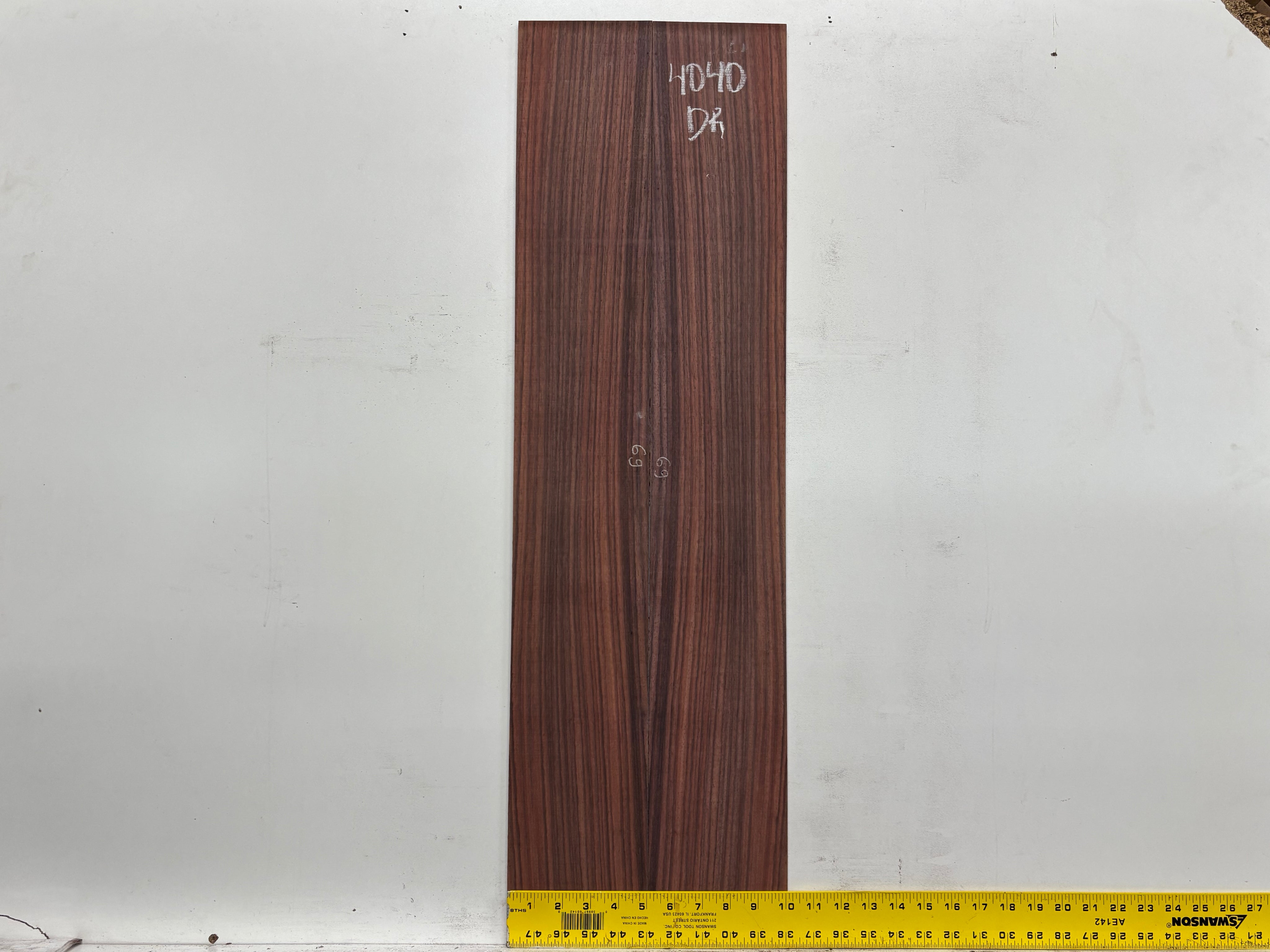 Royal Indian Rosewood Dreadnought Guitar Back & Side Set #4040 - Exotic Wood Zone