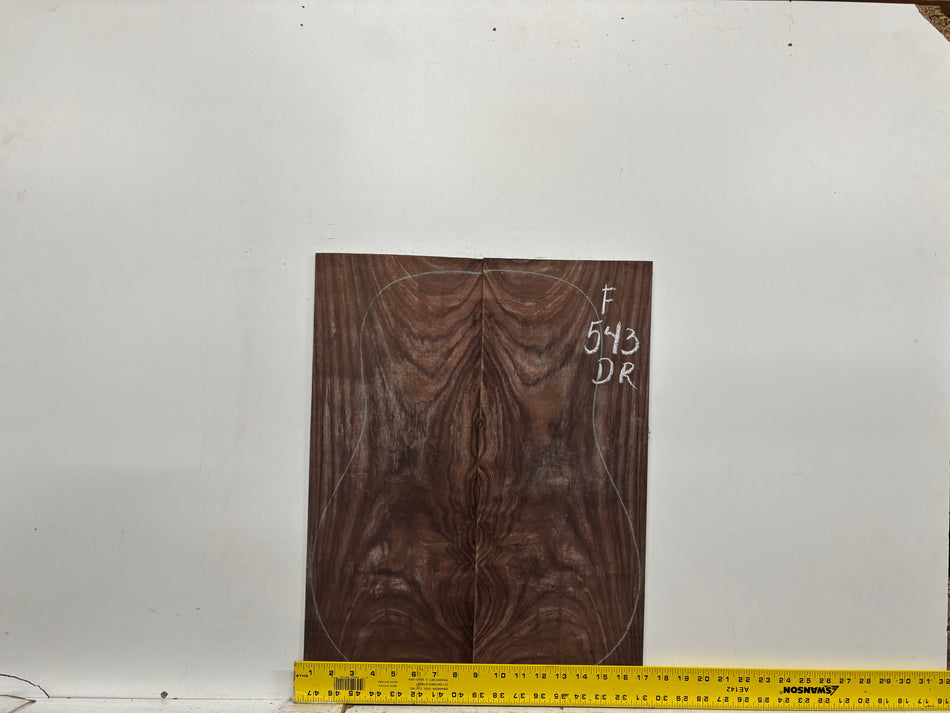 Juego de fondo y aros de guitarra de grado AAAA Dreadnought de palisandro de la India Oriental #61 