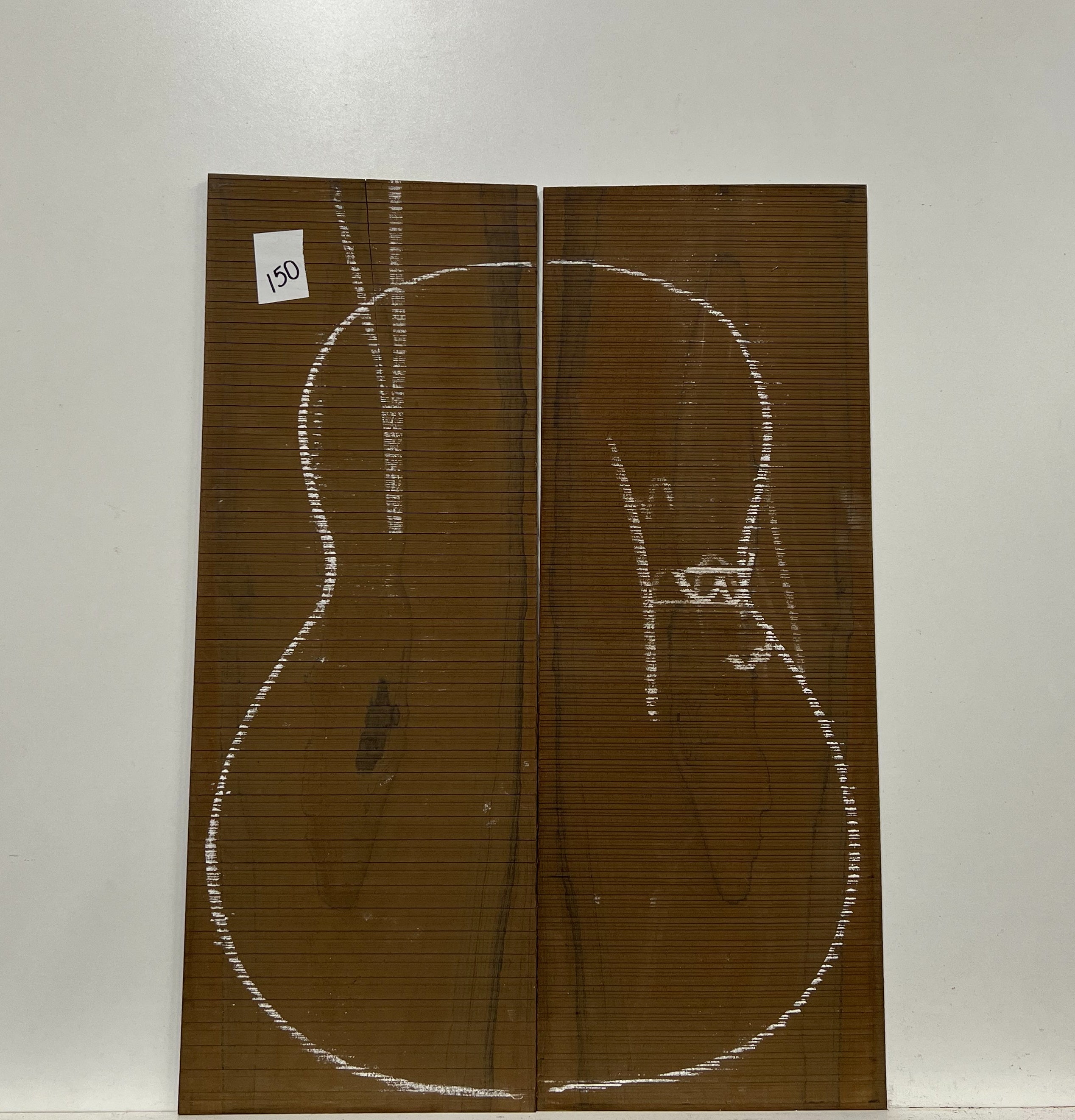 Ziricote Wood Acoustic Classical Guitar Back Set 
