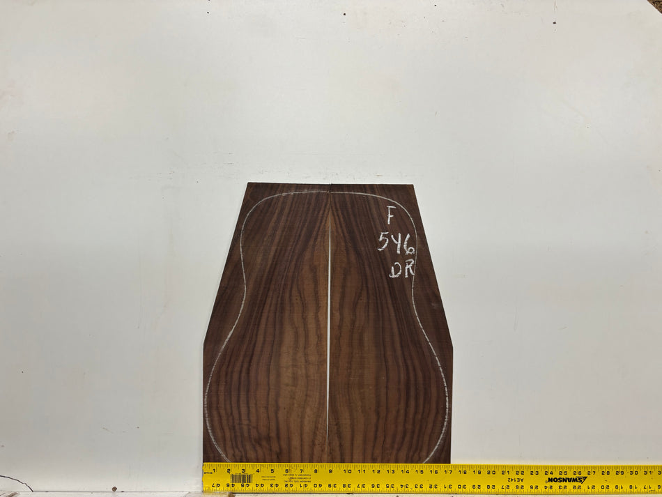 Juego de fondo y aros de guitarra de grado AAAA Dreadnought de palisandro de la India Oriental #61 