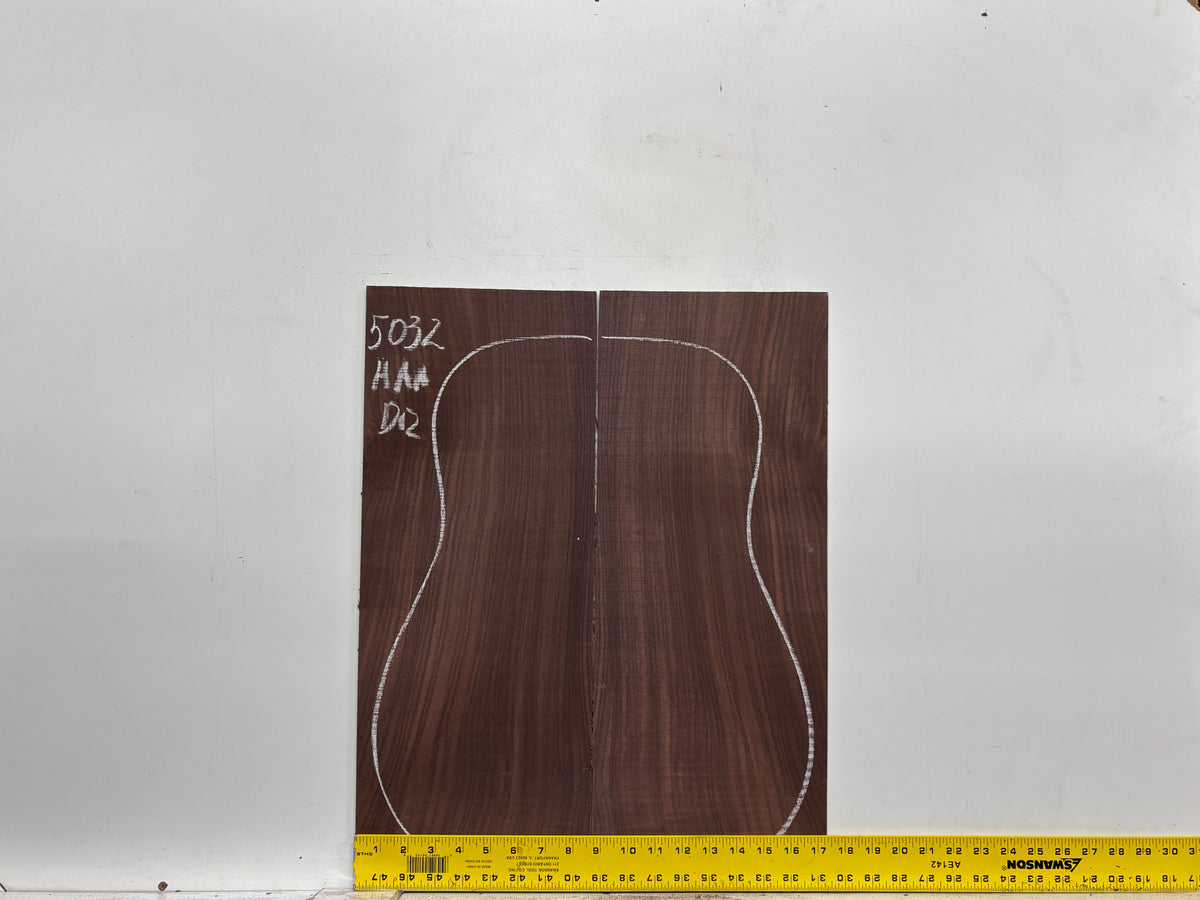 East Indian Rosewood Dreadnought AAA Grade Guitar Back & Side Set #5032 - Exotic Wood Zone