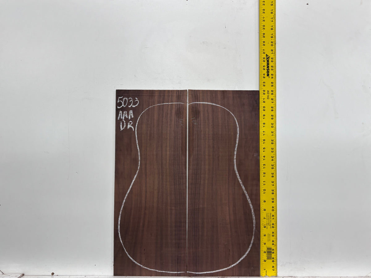 East Indian Rosewood Dreadnought AAA Grade Guitar Back & Side Set #5033 - Exotic Wood Zone