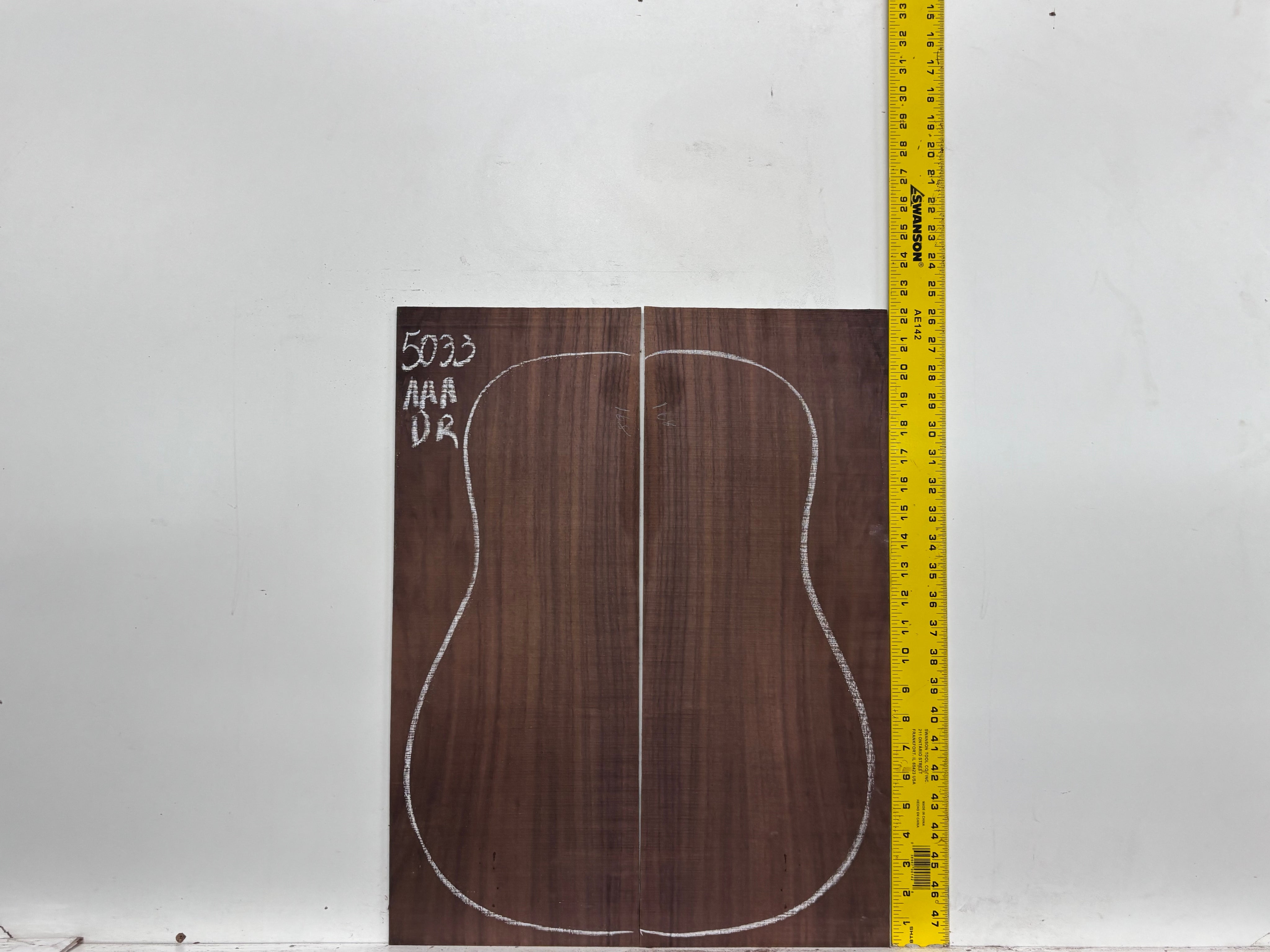 East Indian Rosewood Dreadnought AAA Grade Guitar Back & Side Set #5033 - Exotic Wood Zone