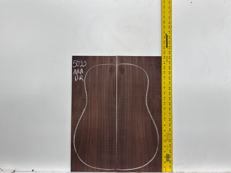 East Indian Rosewood Dreadnought AAA Grade Guitar Back & Side Set #5033 - Exotic Wood Zone