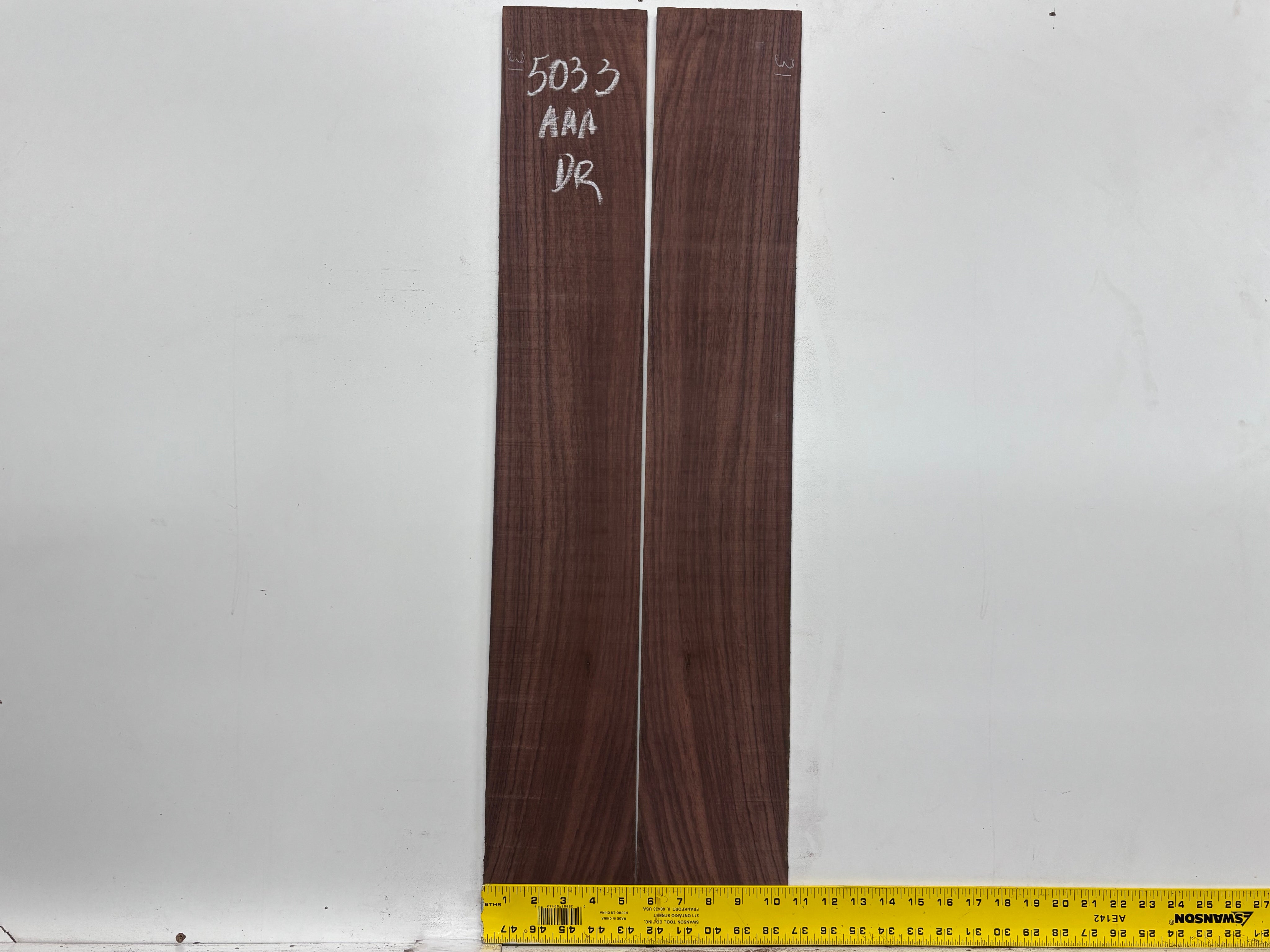 East Indian Rosewood Dreadnought AAA Grade Guitar Back & Side Set #5033 - Exotic Wood Zone