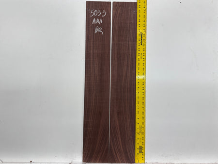 East Indian Rosewood Dreadnought AAA Grade Guitar Back & Side Set #5033 - Exotic Wood Zone