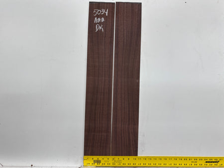 East Indian Rosewood Dreadnought AAA Grade Guitar Back & Side Set #5034 - Exotic Wood Zone