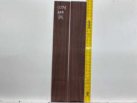 East Indian Rosewood Dreadnought AAA Grade Guitar Back & Side Set #5034 - Exotic Wood Zone