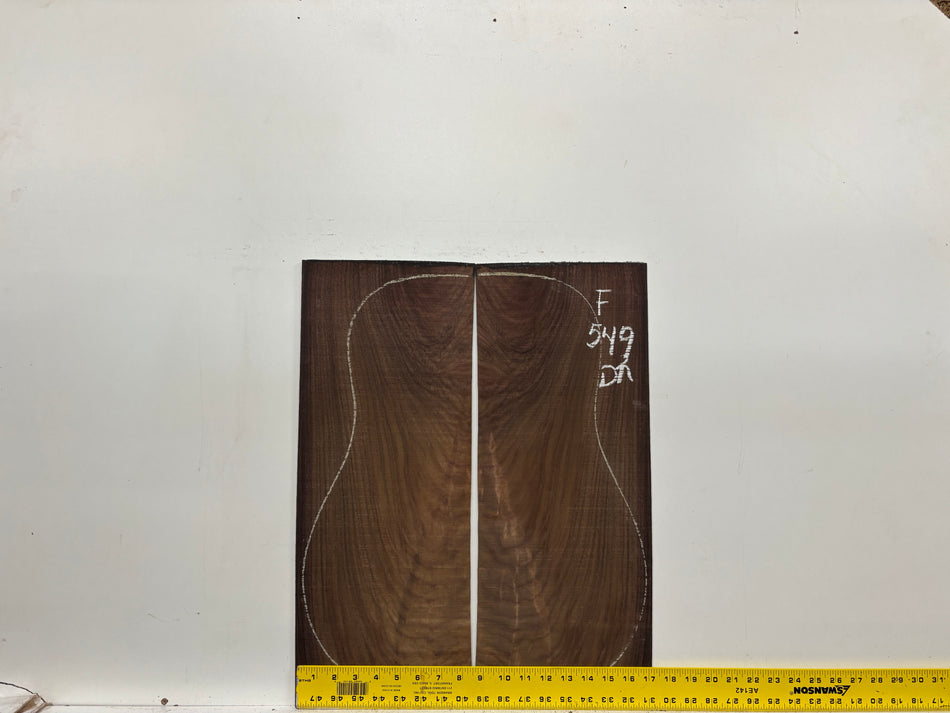 Juego de fondo y aros de guitarra de grado AAAA Dreadnought de palisandro de la India Oriental #61 