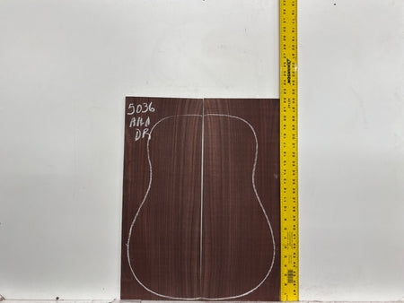 East Indian Rosewood Dreadnought AAA Grade Guitar Back & Side Set #5036 - Exotic Wood Zone
