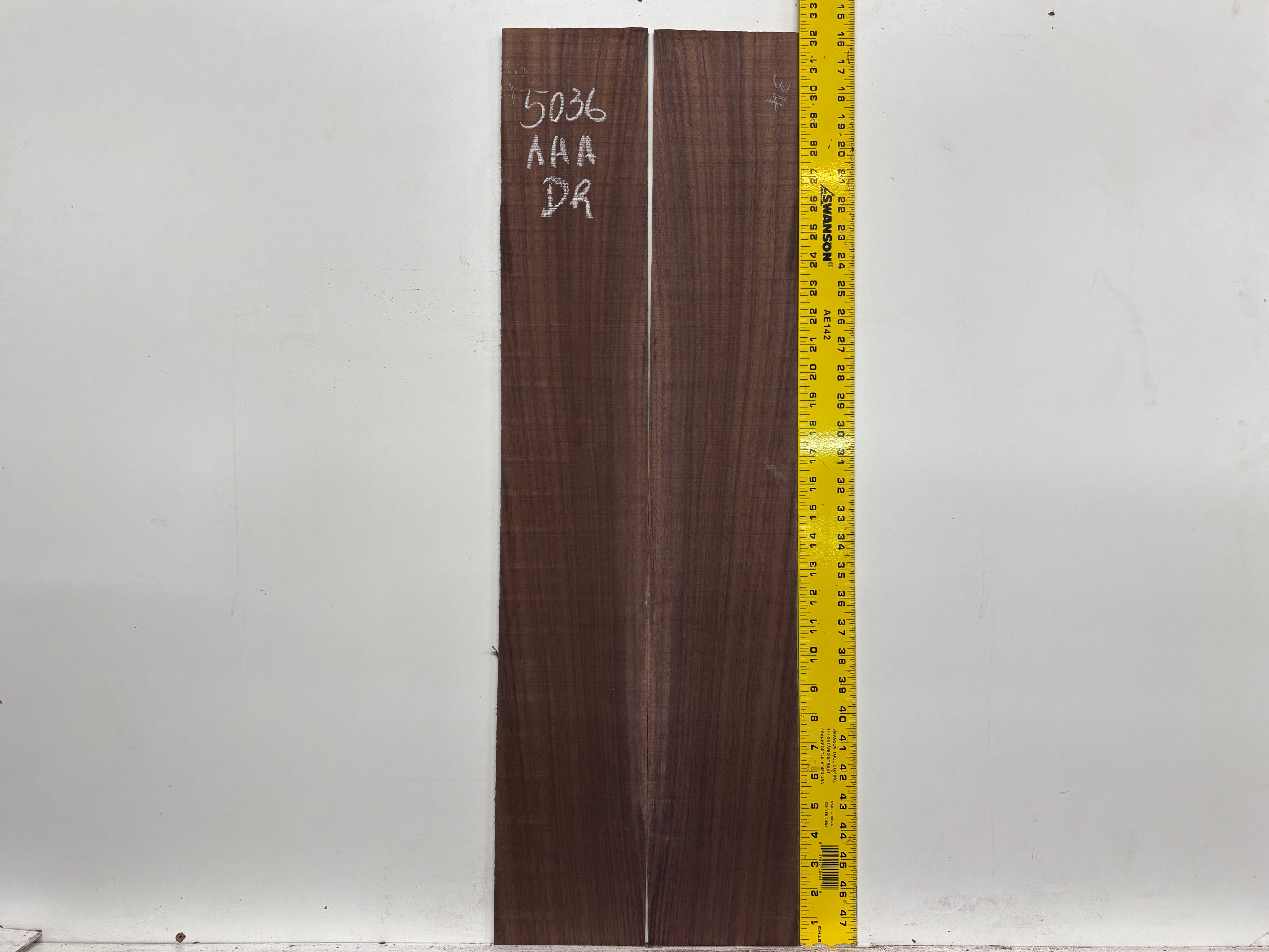 East Indian Rosewood Dreadnought AAA Grade Guitar Back & Side Set #5036 - Exotic Wood Zone