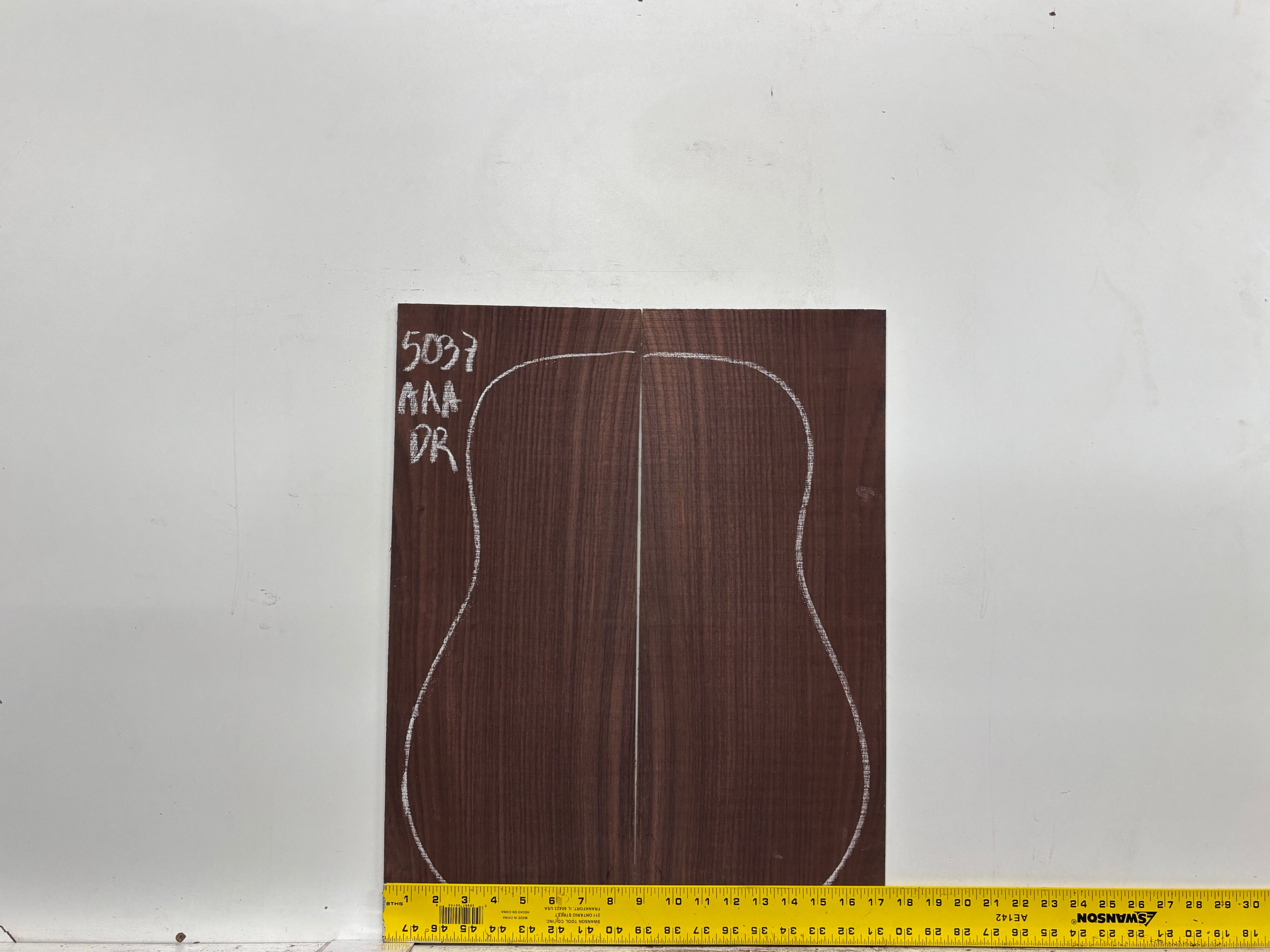 East Indian Rosewood Dreadnought AAA Grade Guitar Back & Side Set #5037 - Exotic Wood Zone