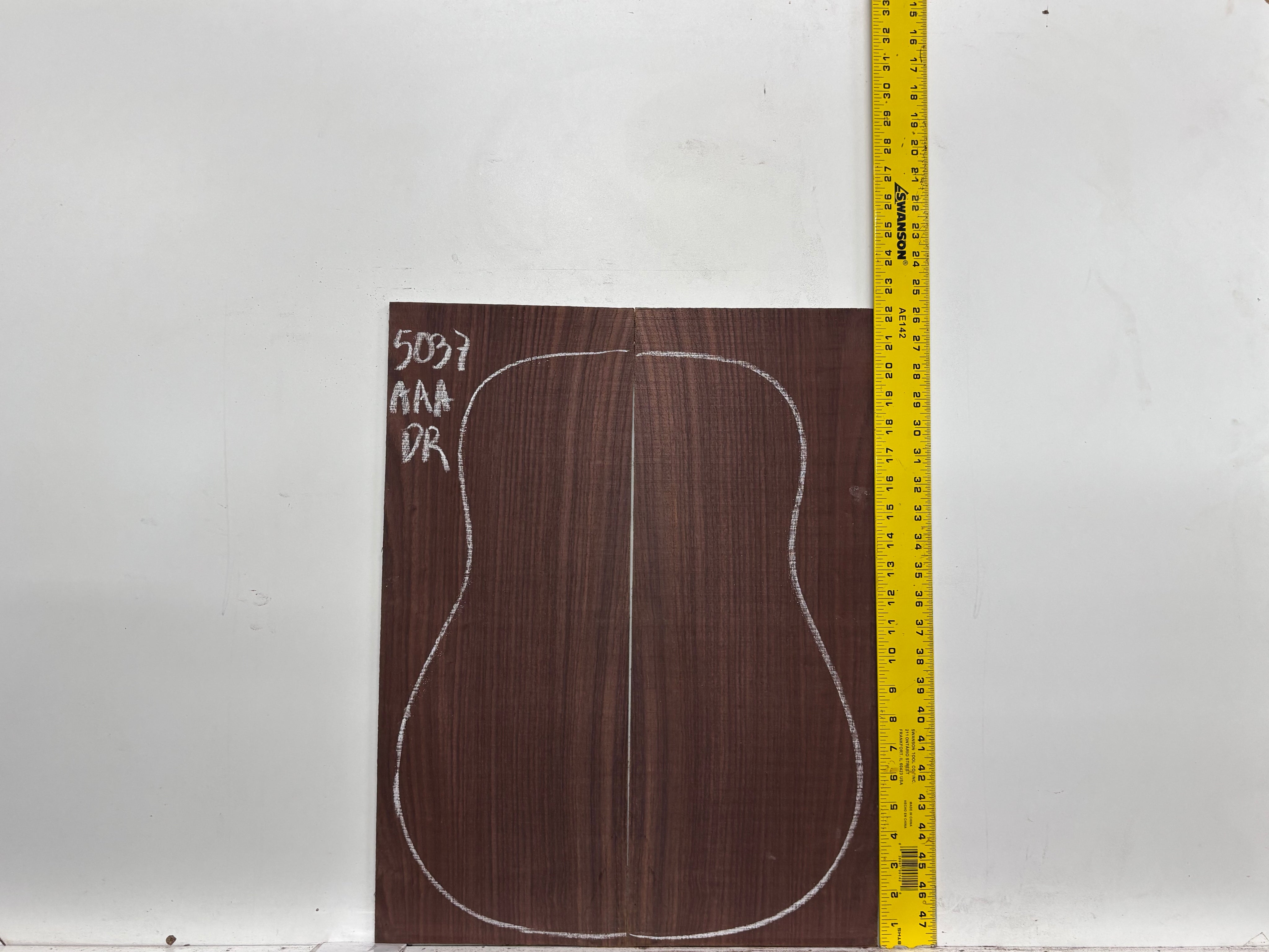 East Indian Rosewood Dreadnought AAA Grade Guitar Back & Side Set #5037 - Exotic Wood Zone