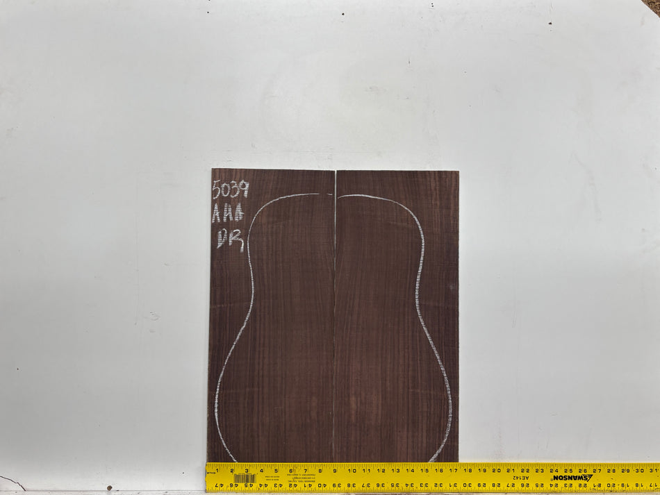 East Indian Rosewood Dreadnought AAA Grade Guitar Back & Side Set #5039 - Exotic Wood Zone