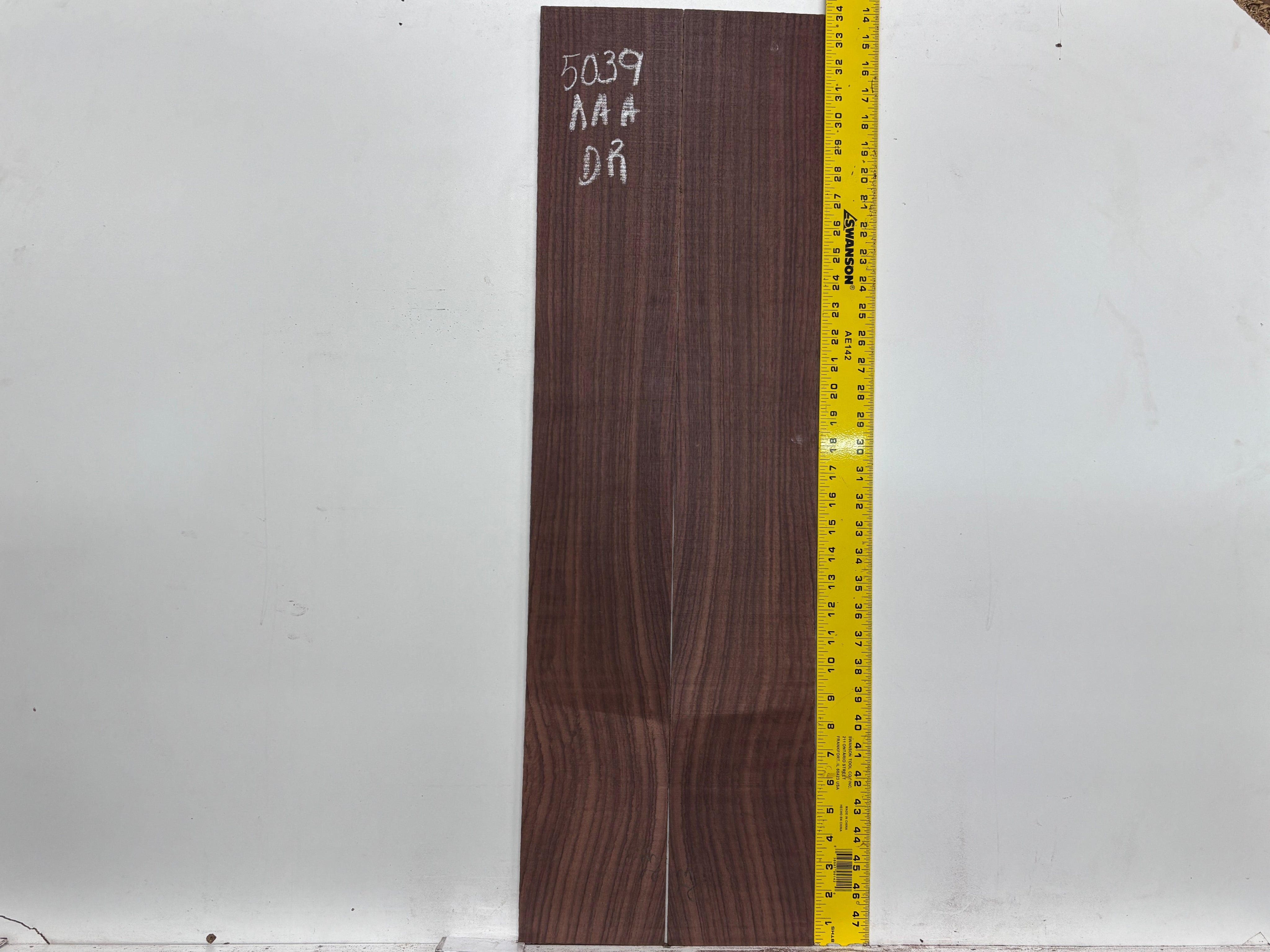 East Indian Rosewood Dreadnought AAA Grade Guitar Back & Side Set #5039 - Exotic Wood Zone