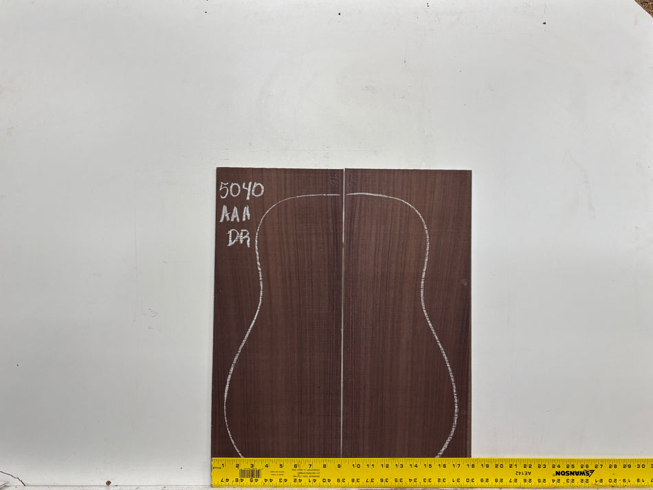 East Indian Rosewood Dreadnought AAA Grade Guitar Back & Side Set #5040 - Exotic Wood Zone
