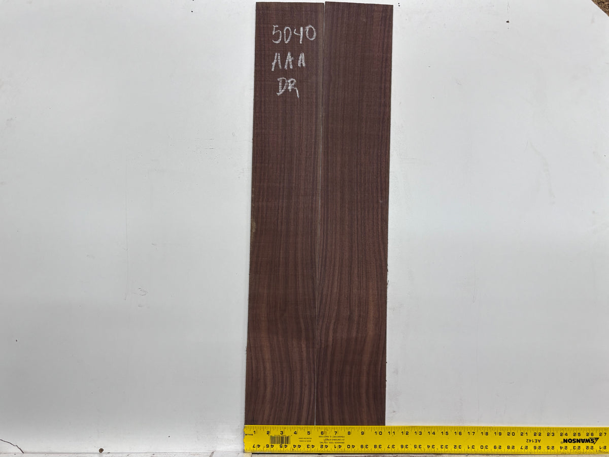 East Indian Rosewood Dreadnought AAA Grade Guitar Back & Side Set #5040 - Exotic Wood Zone