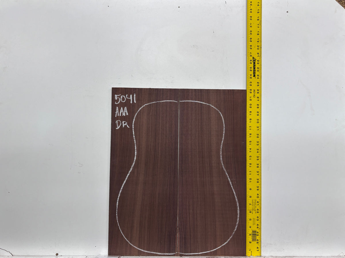 East Indian Rosewood Dreadnought AAA Grade Guitar Back & Side Set #5041 - Exotic Wood Zone