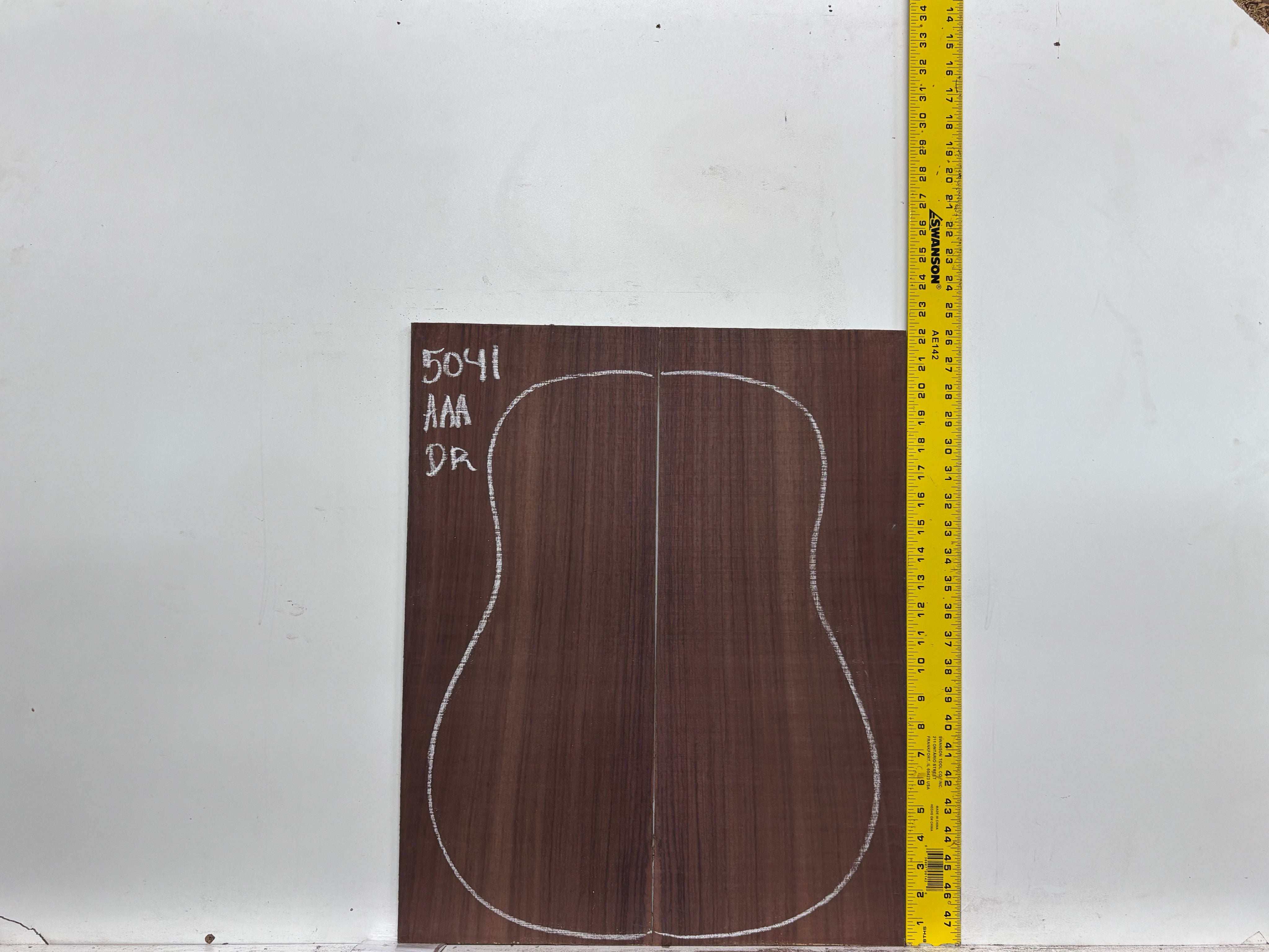 East Indian Rosewood Dreadnought AAA Grade Guitar Back & Side Set #5041 - Exotic Wood Zone
