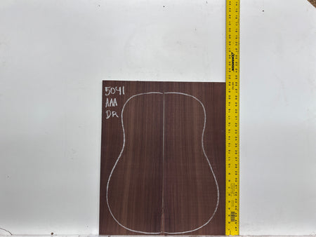 East Indian Rosewood Dreadnought AAA Grade Guitar Back & Side Set #5041 - Exotic Wood Zone