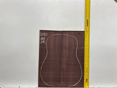 East Indian Rosewood Dreadnought AAA Grade Guitar Back & Side Set #5043 - Exotic Wood Zone
