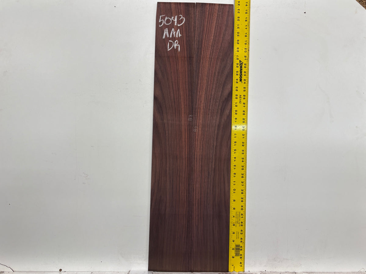 East Indian Rosewood Dreadnought AAA Grade Guitar Back & Side Set #5043 - Exotic Wood Zone
