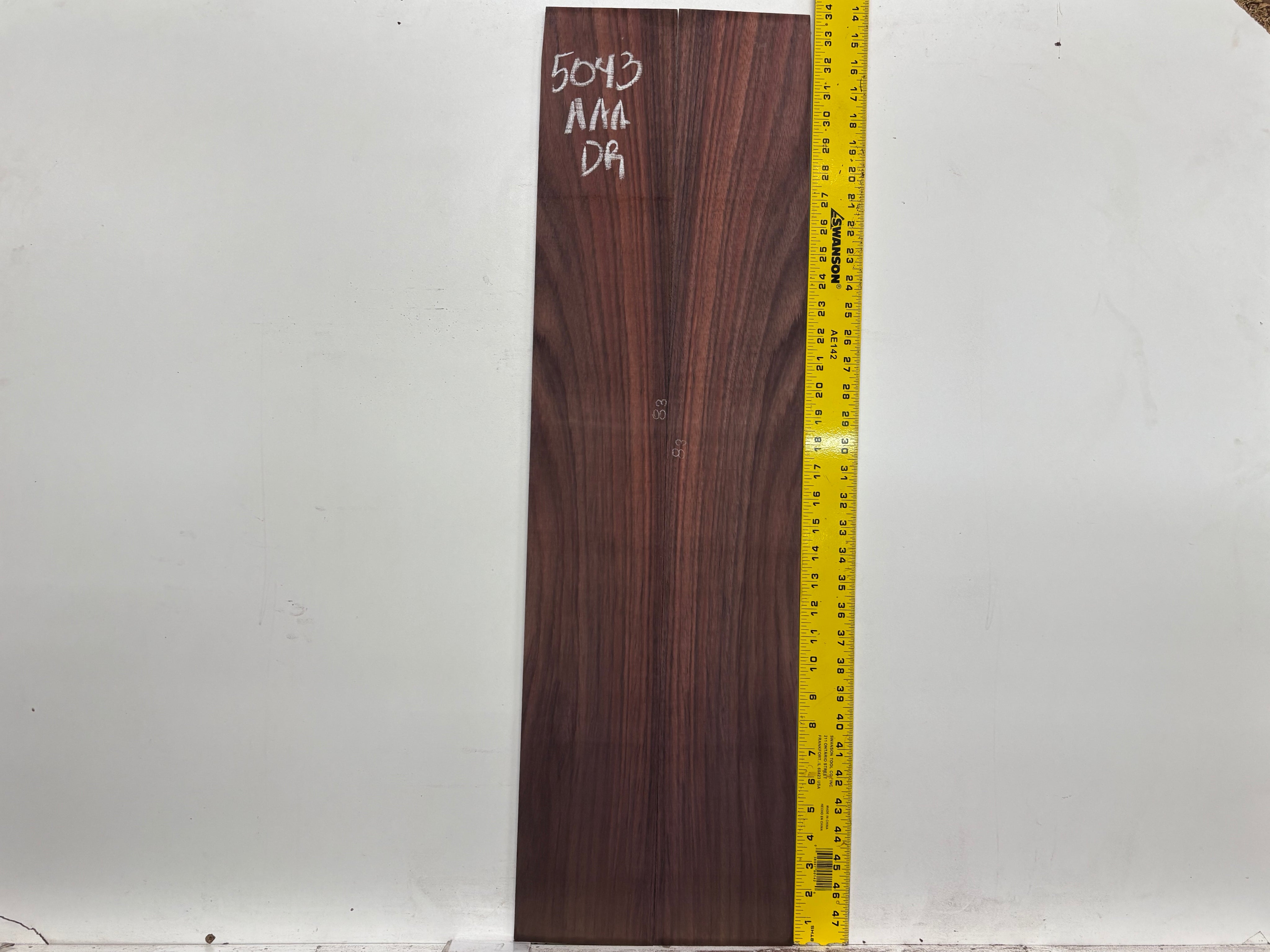 East Indian Rosewood Dreadnought AAA Grade Guitar Back & Side Set #5043 - Exotic Wood Zone