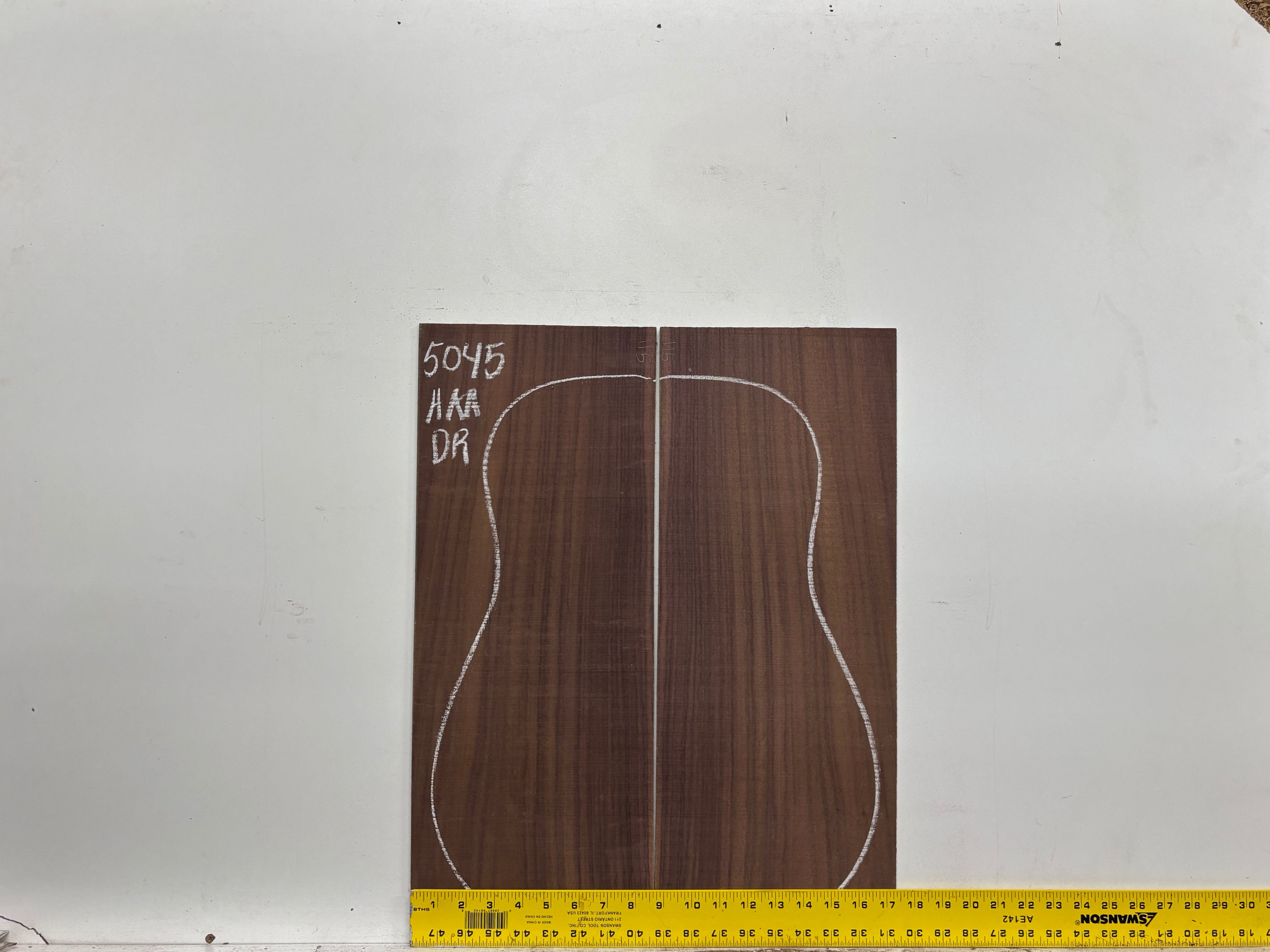 East Indian Rosewood Dreadnought AAA Grade Guitar Back & Side Set #5045 - Exotic Wood Zone