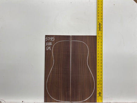 East Indian Rosewood Dreadnought AAA Grade Guitar Back & Side Set #5045 - Exotic Wood Zone