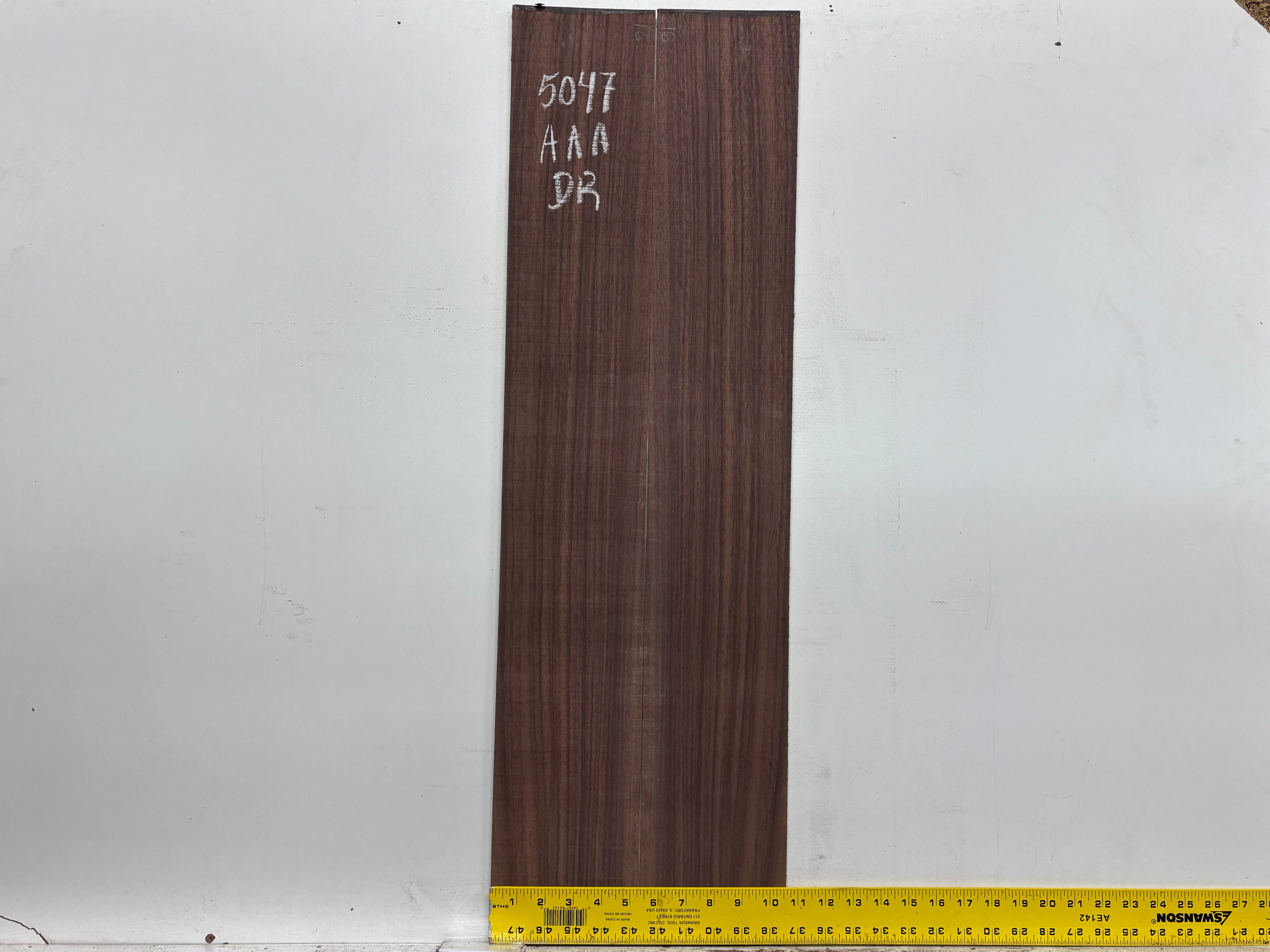 East Indian Rosewood Dreadnought AAA Grade Guitar Back & Side Set #5047 - Exotic Wood Zone
