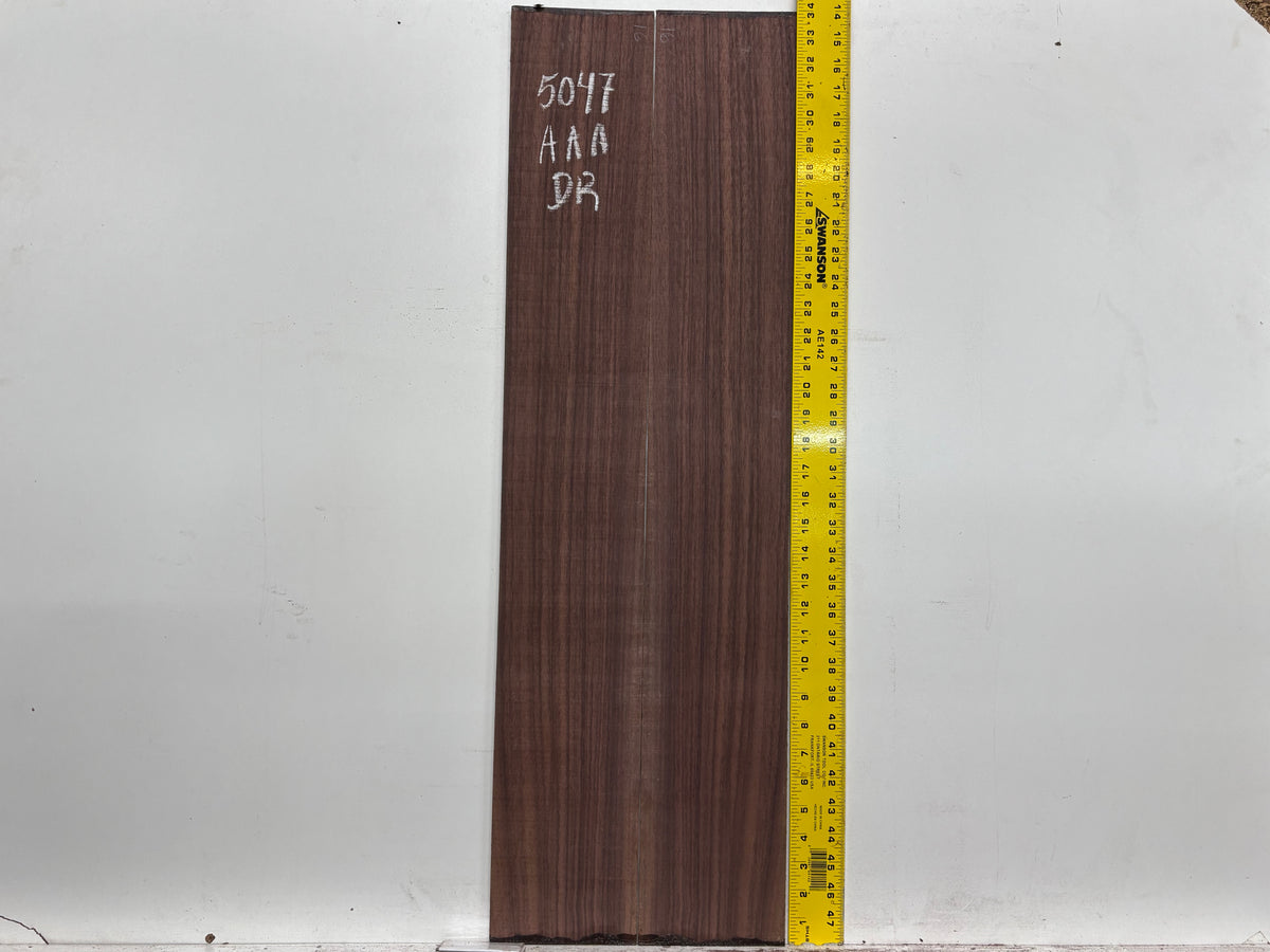 East Indian Rosewood Dreadnought AAA Grade Guitar Back & Side Set #5047 - Exotic Wood Zone