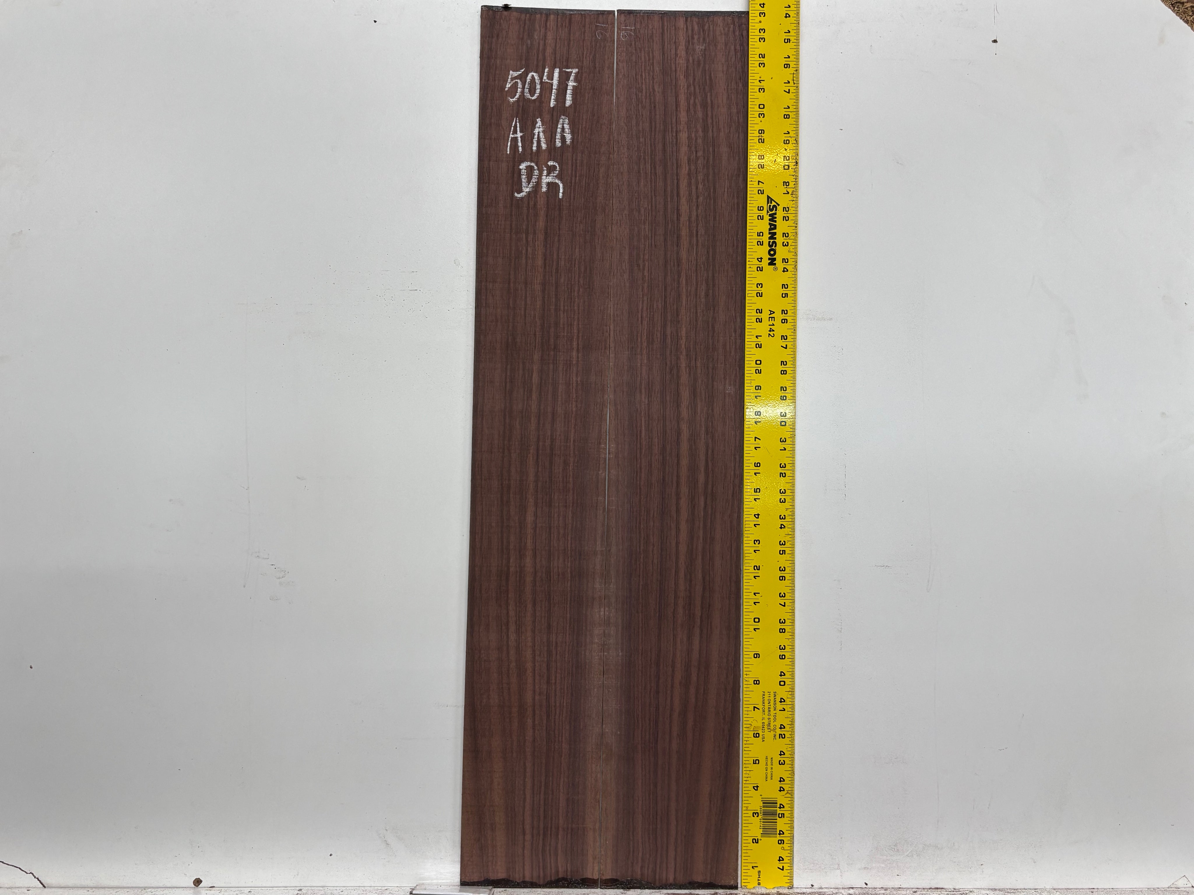 East Indian Rosewood Dreadnought AAA Grade Guitar Back & Side Set #5047 - Exotic Wood Zone
