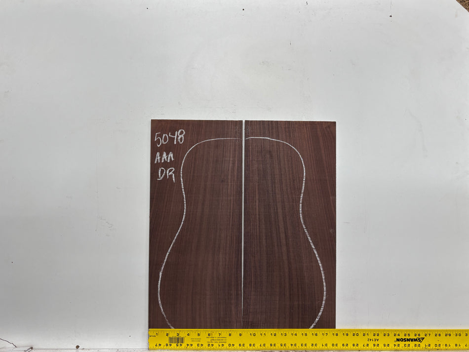 East Indian Rosewood Dreadnought AAA Grade Guitar Back & Side Set #5048 - Exotic Wood Zone