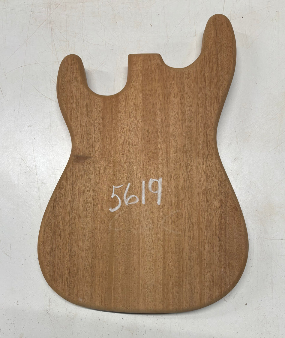Pre Cut #Model CSC 2 Pieces Glued, African Mahogany Body Blank 18"x13"x1-3/4" #5619