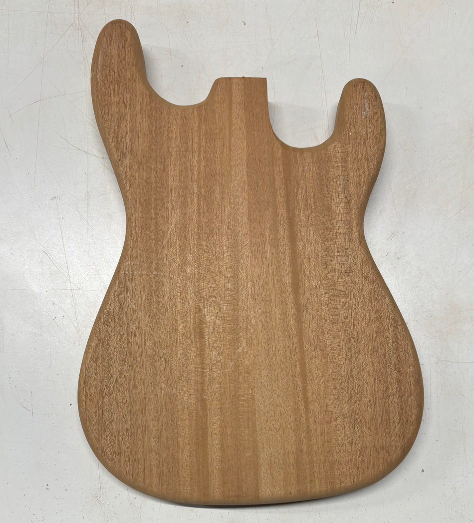Pre Cut #Model CSC 2 Pieces Glued, African Mahogany Body Blank 18"x13"x1-3/4" #5619