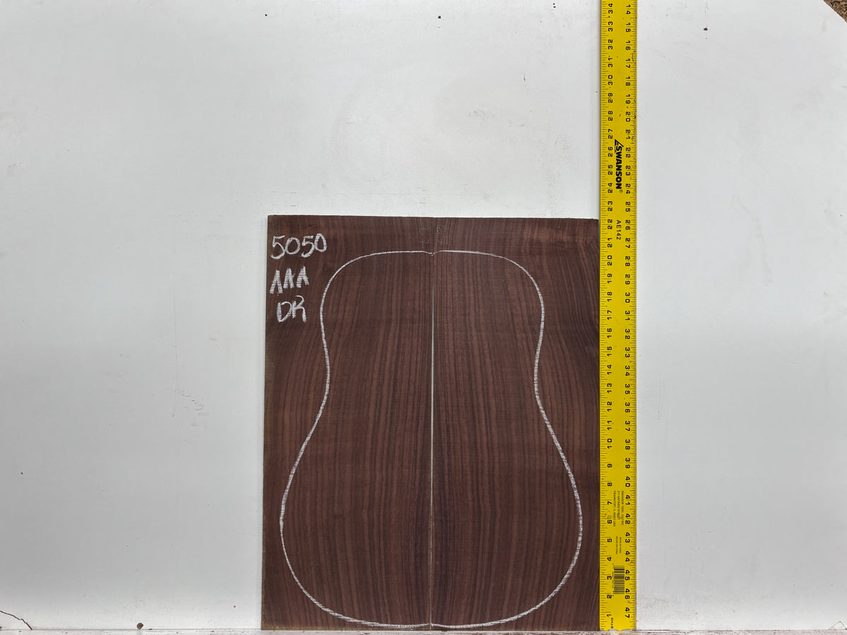 East Indian Rosewood Dreadnought AAA Grade Guitar Back & Side Set #5050 - Exotic Wood Zone