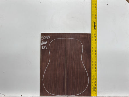 East Indian Rosewood Dreadnought AAA Grade Guitar Back & Side Set #5050 - Exotic Wood Zone