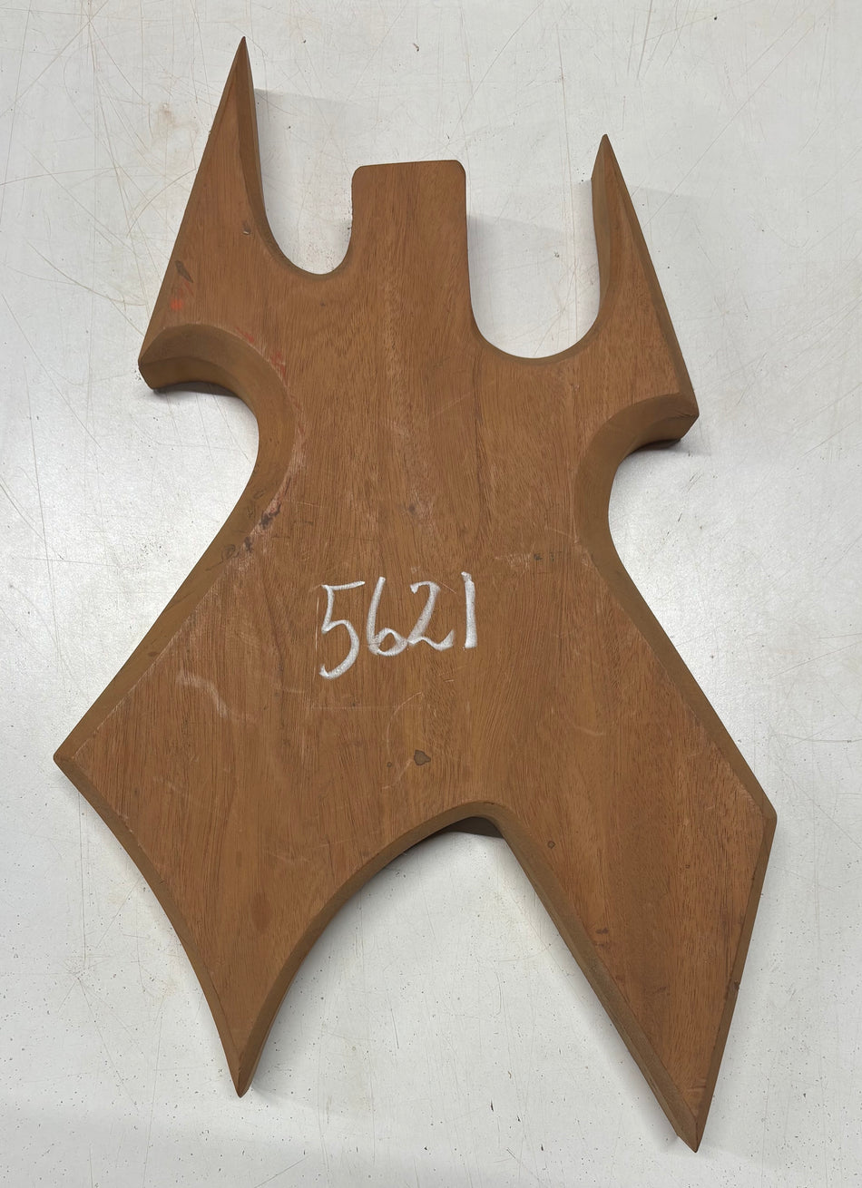 Pre Cut #Model WLC 2 Pieces Glued Mahogany, Body Blank 20"x13-3/4"x1-3/4"#5621