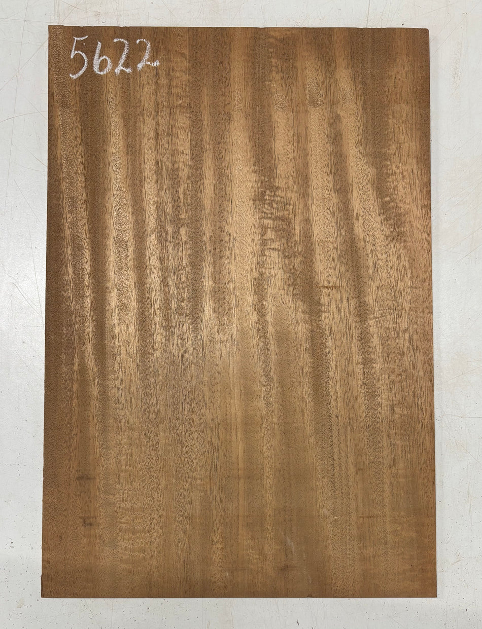 Single Piece, Flame African Mahogany Drop Top 21"x14"x3/16"#5622