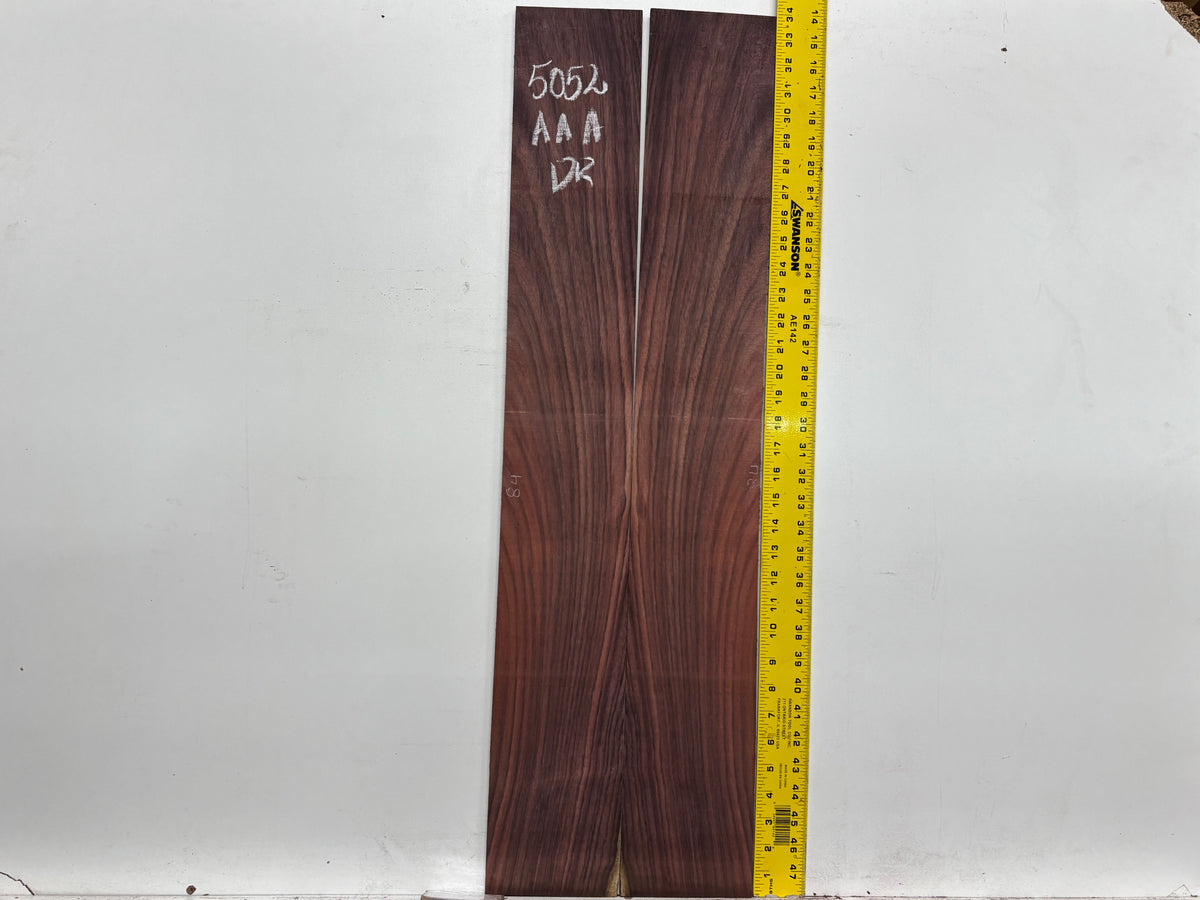East Indian Rosewood Dreadnought AAA Grade Guitar Back & Side Set #5052 - Exotic Wood Zone