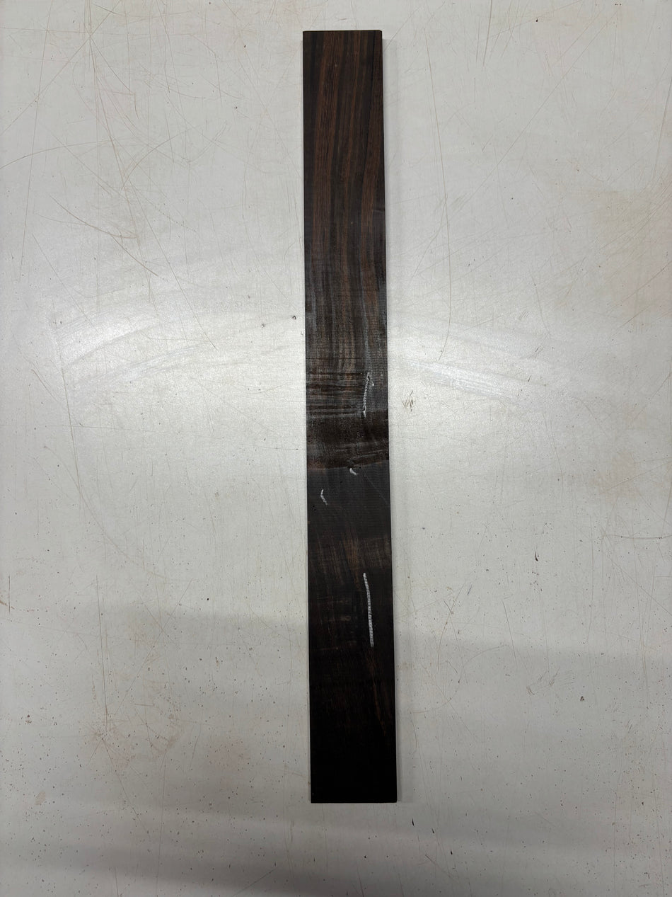 1 Piece, Brazilian Rosewood Fingerboard Blank 21"x2-1/4"x3/8"#5628