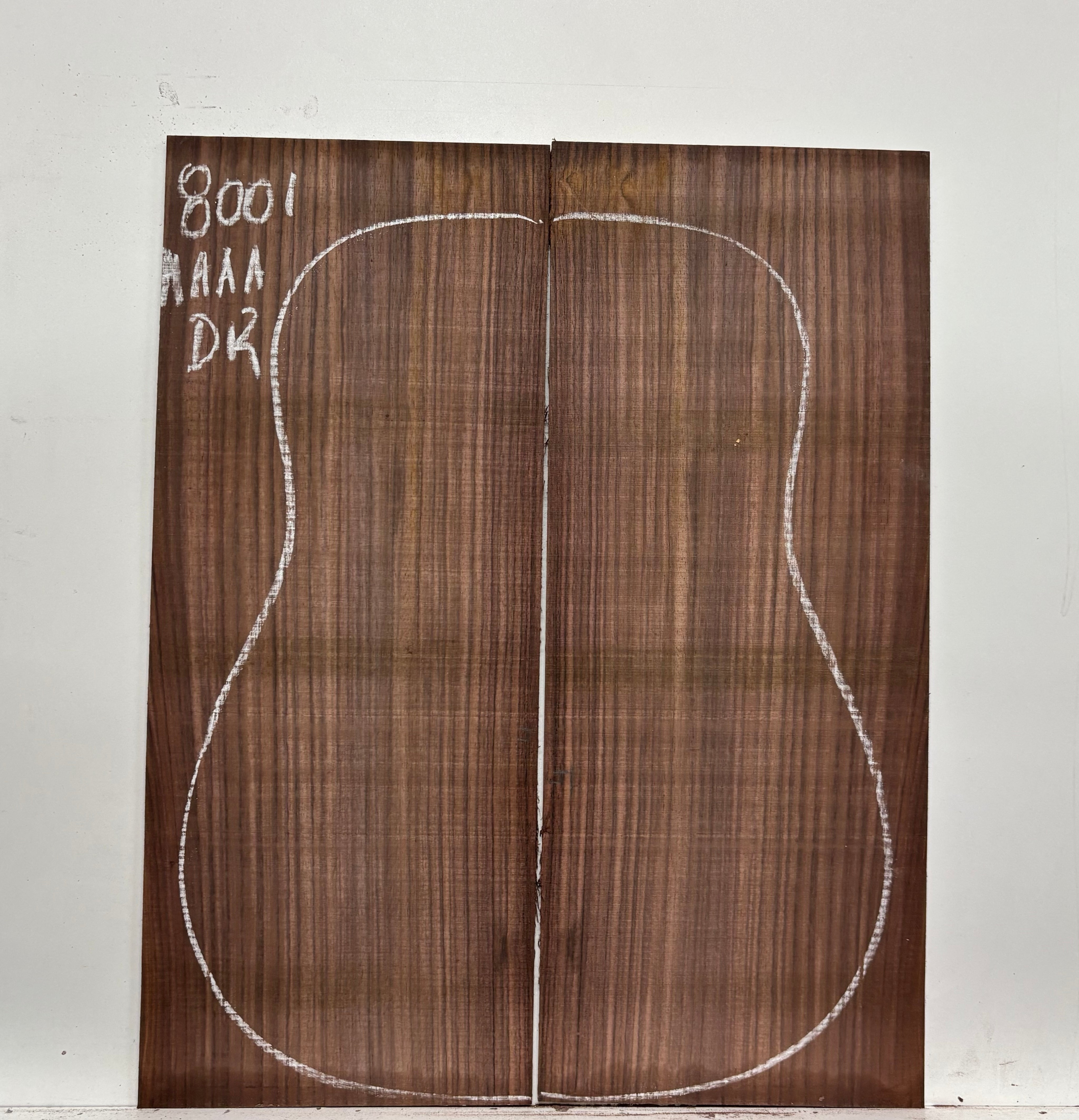 East Indian Rosewood Dreadnought Guitar Back Set #8001 - Exotic Wood Zone