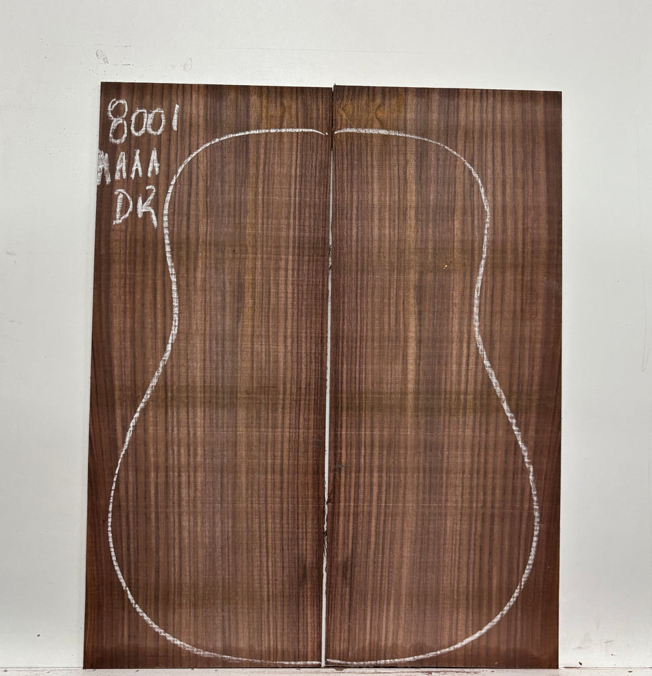 East Indian Rosewood Dreadnought Guitar Back Set #8001 - Exotic Wood Zone