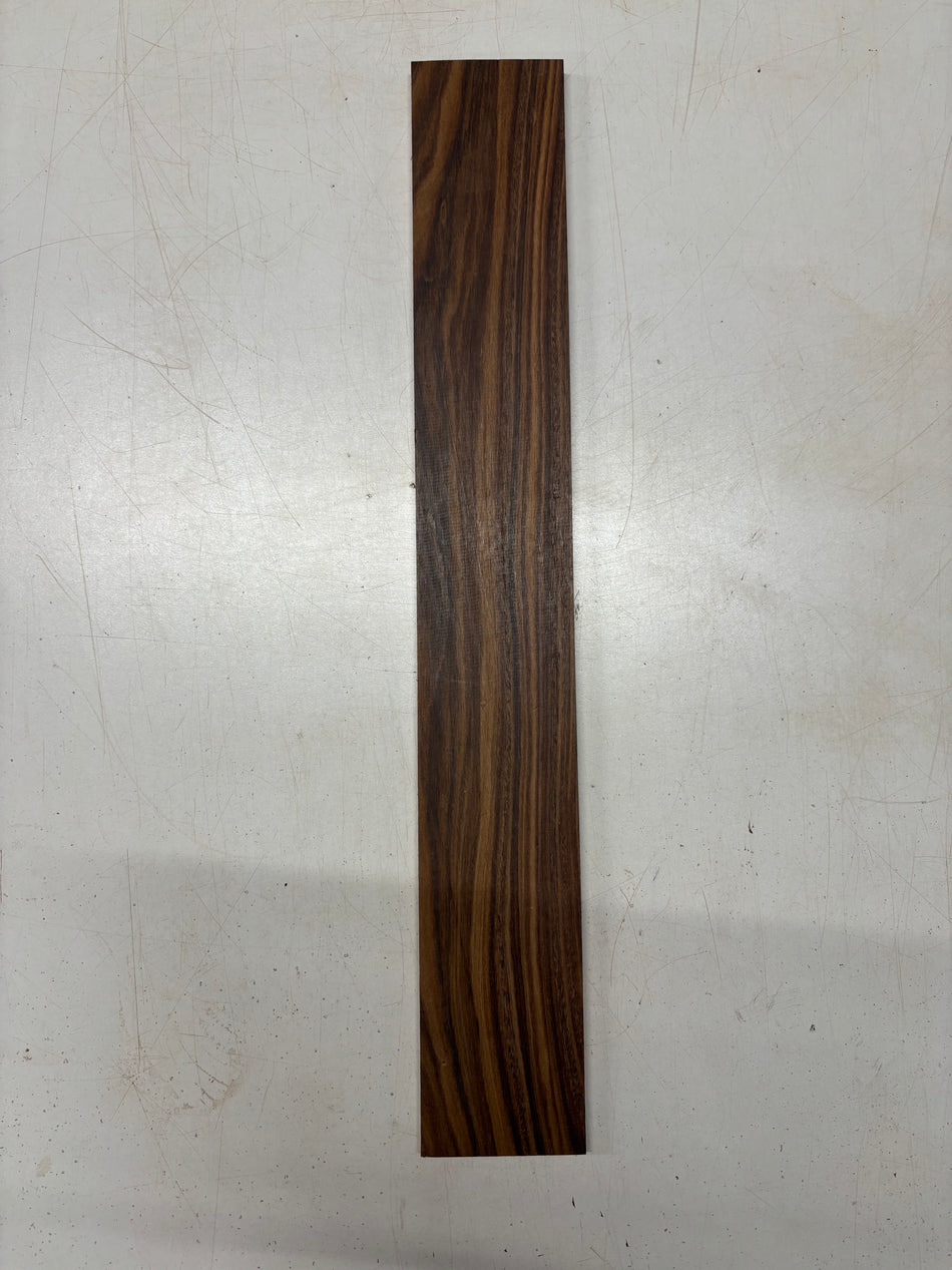 1 Piece, Santos Rosewood Fingerboard Blank 21"x3"x3/8"#5630