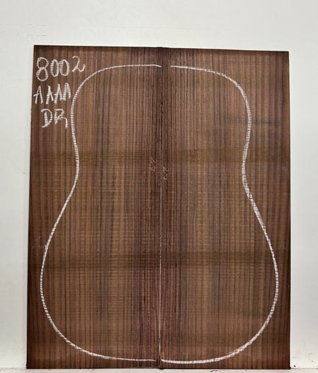East Indian Rosewood Dreadnought Guitar Back Set #8002 - Exotic Wood Zone