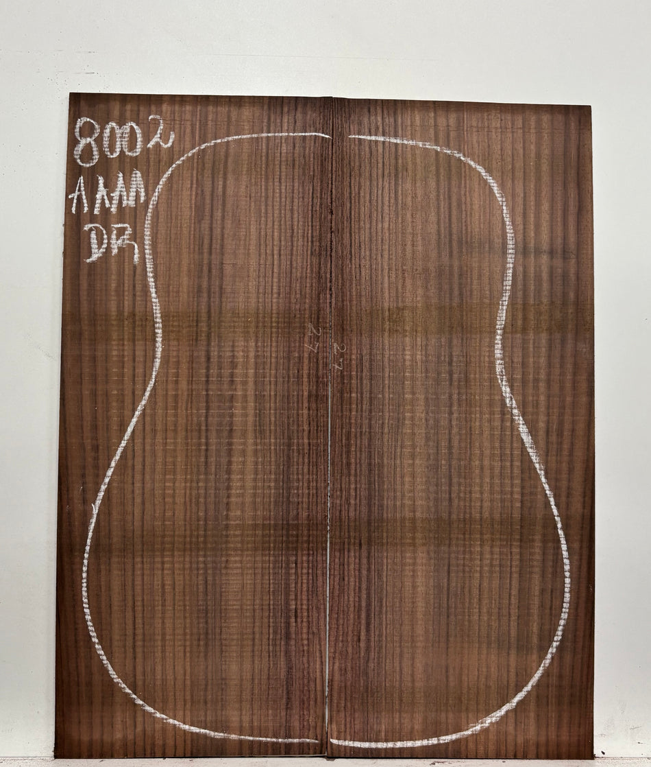 East Indian Rosewood Dreadnought Guitar Back Set #8002 - Exotic Wood Zone