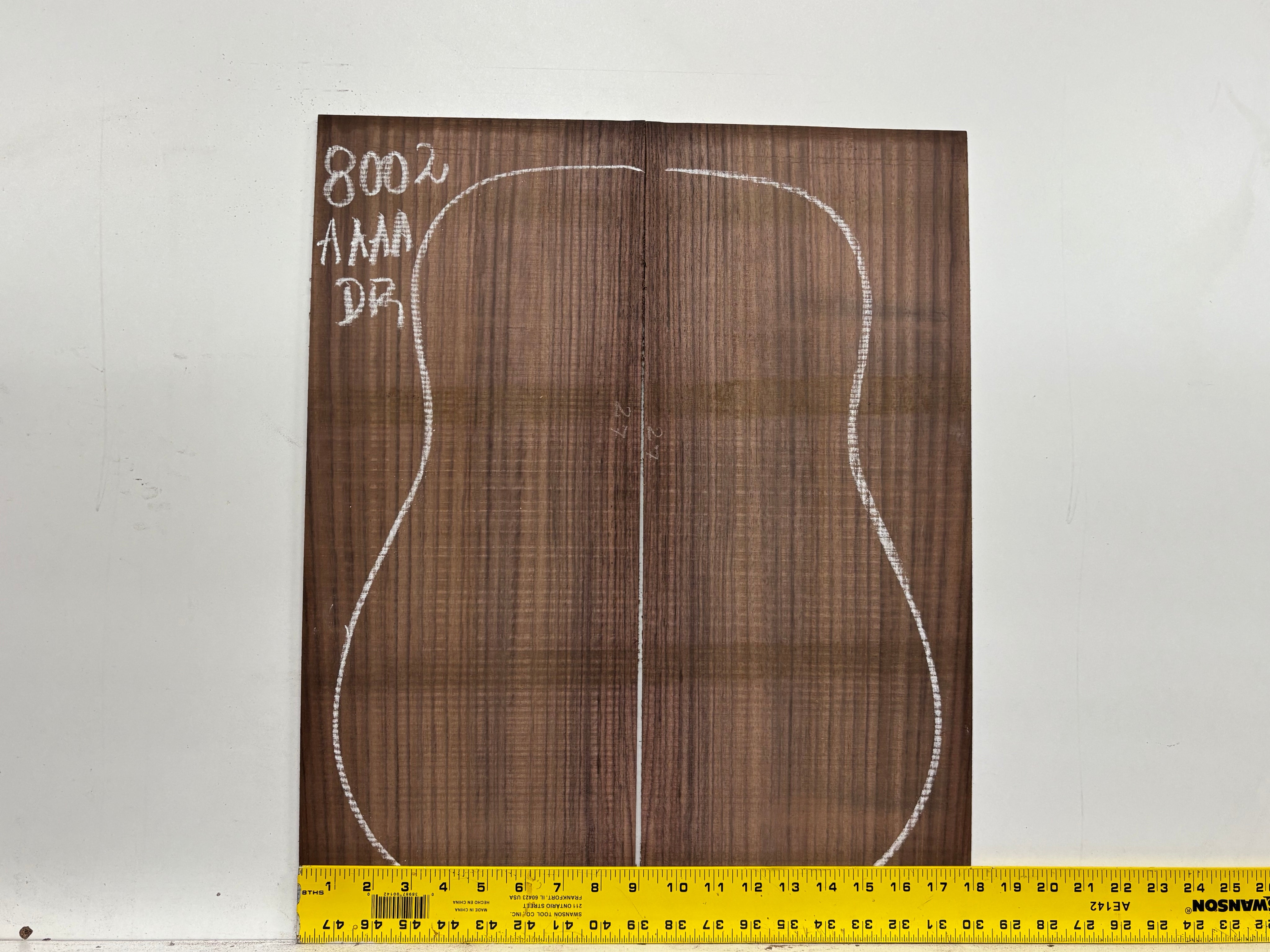 East Indian Rosewood Dreadnought Guitar Back Set #8002 - Exotic Wood Zone
