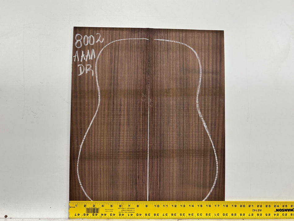 East Indian Rosewood Dreadnought Guitar Back Set #8002 - Exotic Wood Zone